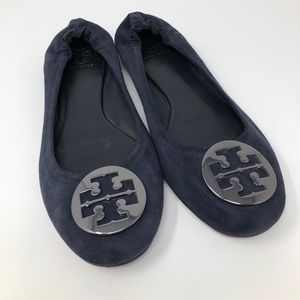 Blue Suede Shoes 🎵! Tory Burch Minnie Flats 10.5M